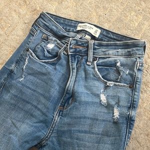 Abercrombie Super Skinny Ankle High Rise Jean - Curve Love